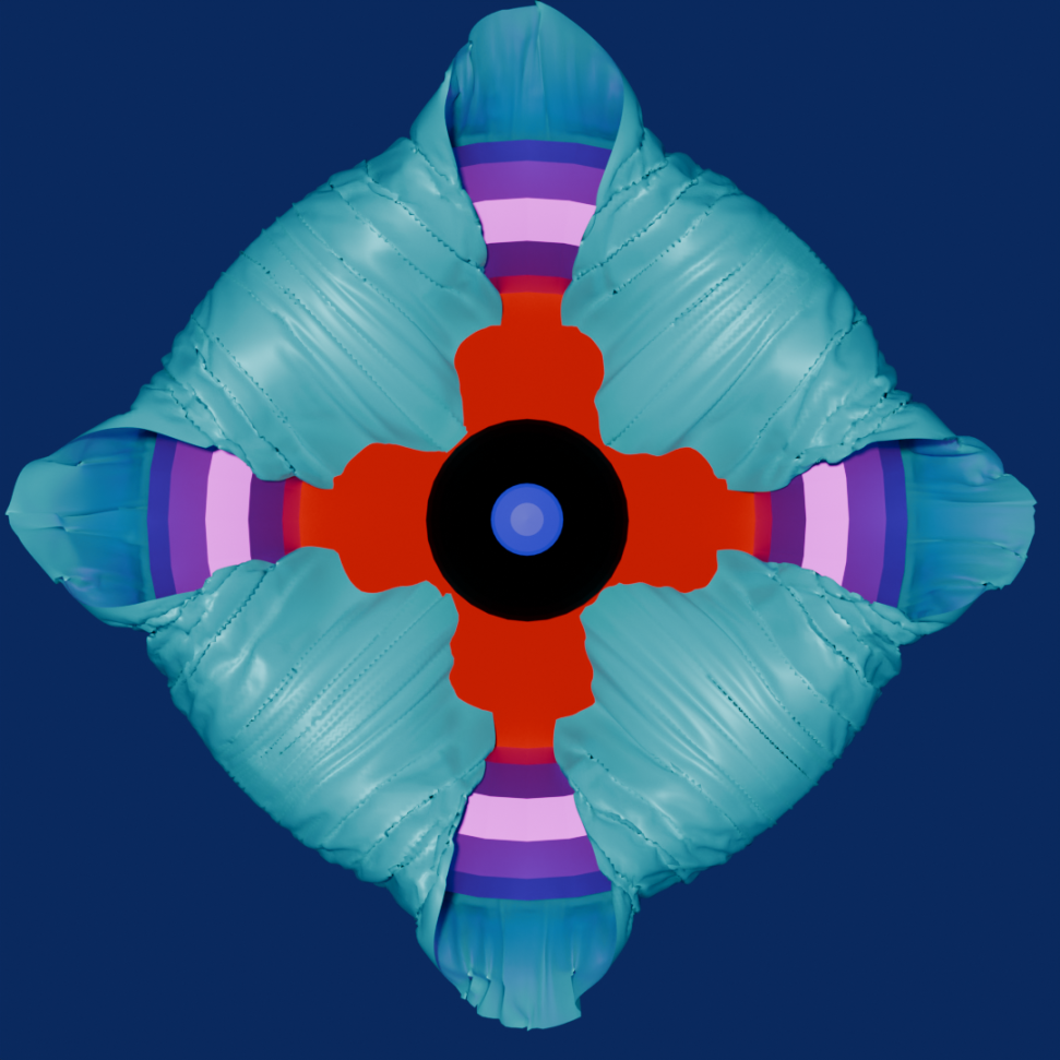 Silly blender clothsim